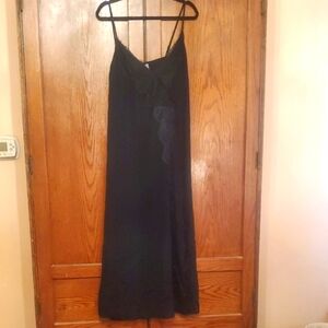 YAS SIZE XXL Elegant Black Lace Slip Dress